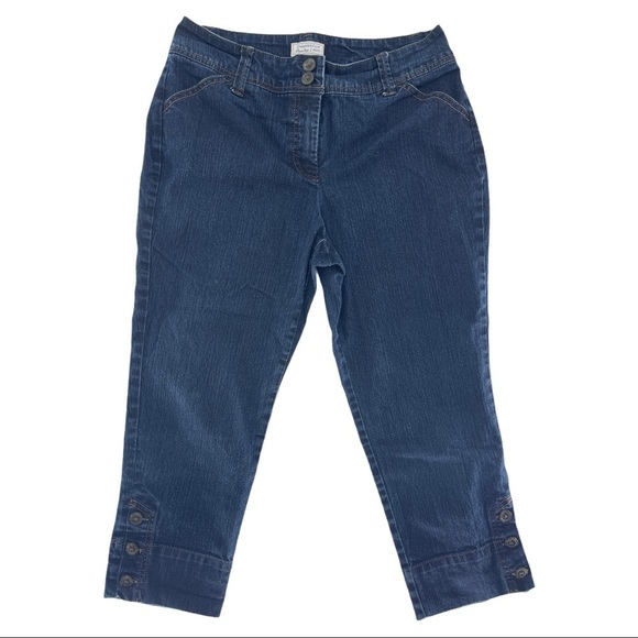 Charter Club Denim - Charter Club Petite Button Cuff Jean Capri Size 8P